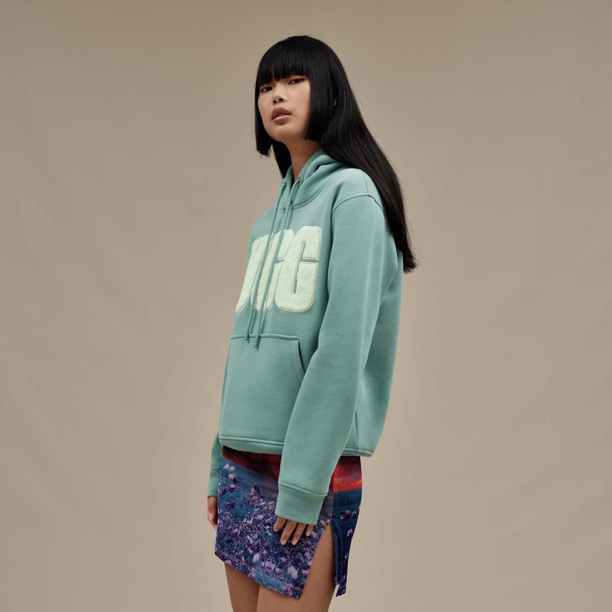 Sweat duveteux top